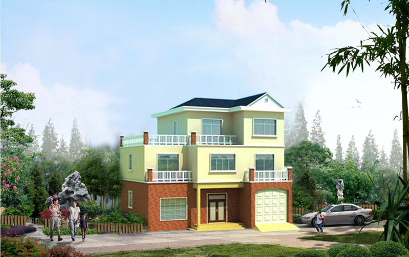 經(jīng)典小三屋別墅戶(hù)型推薦 帶平面圖(圖1) 三層別墅戶(hù)型