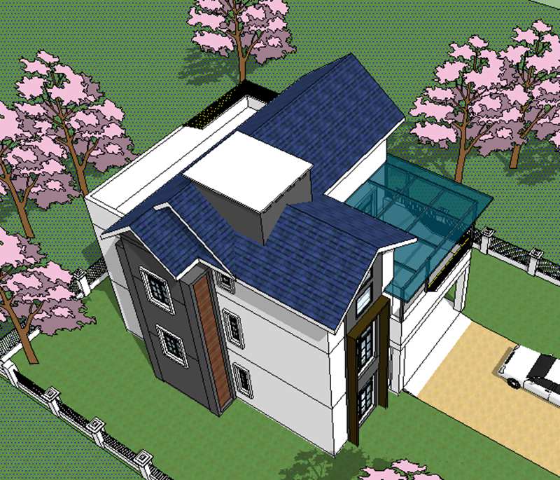 睿婕江西撫州輕鋼別墅項目(圖1) 睿婕輕鋼別墅