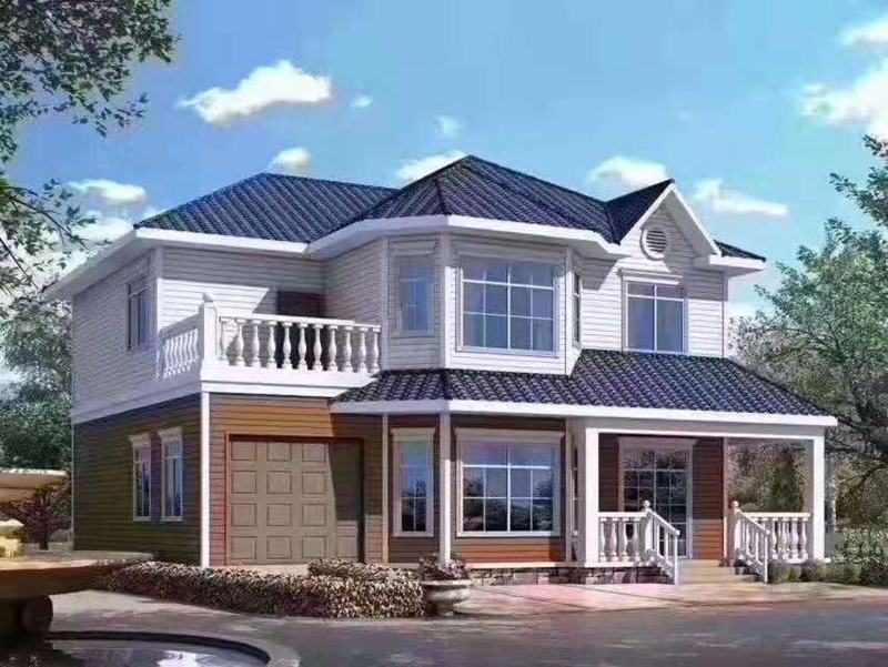 清鎮(zhèn)輕鋼別墅設(shè)計(jì)施工 抗13級臺風(fēng) 9級地震【29萬起】(圖1) 睿婕輕鋼別墅