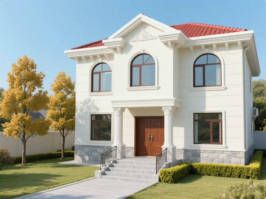 一棟130 平米歐式風(fēng)格二層輕鋼別墅 一棟130 平米歐式風(fēng)格二層輕鋼別墅