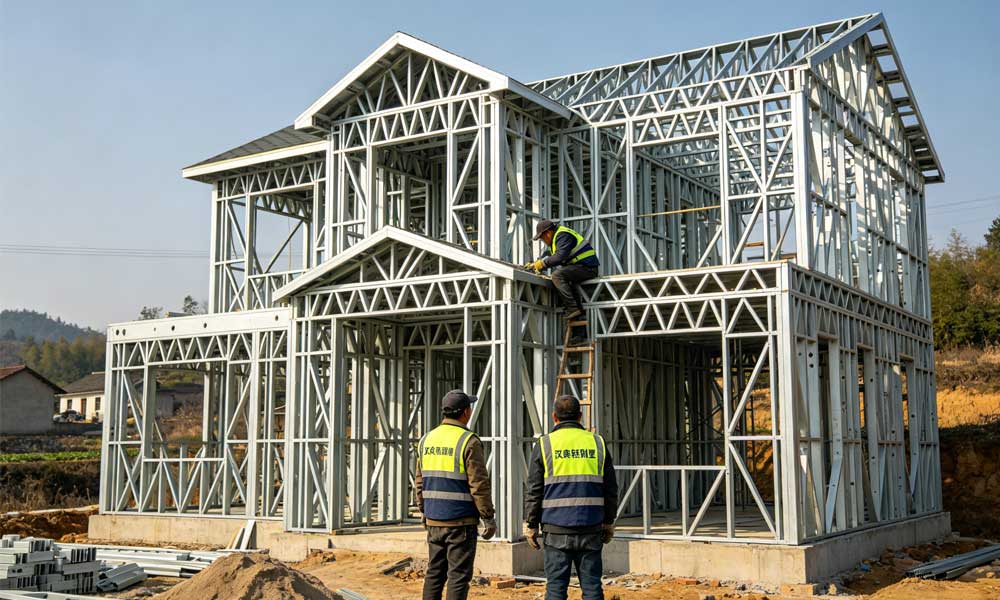湖北建輕鋼別墅多少錢？有補貼嗎？(圖1)